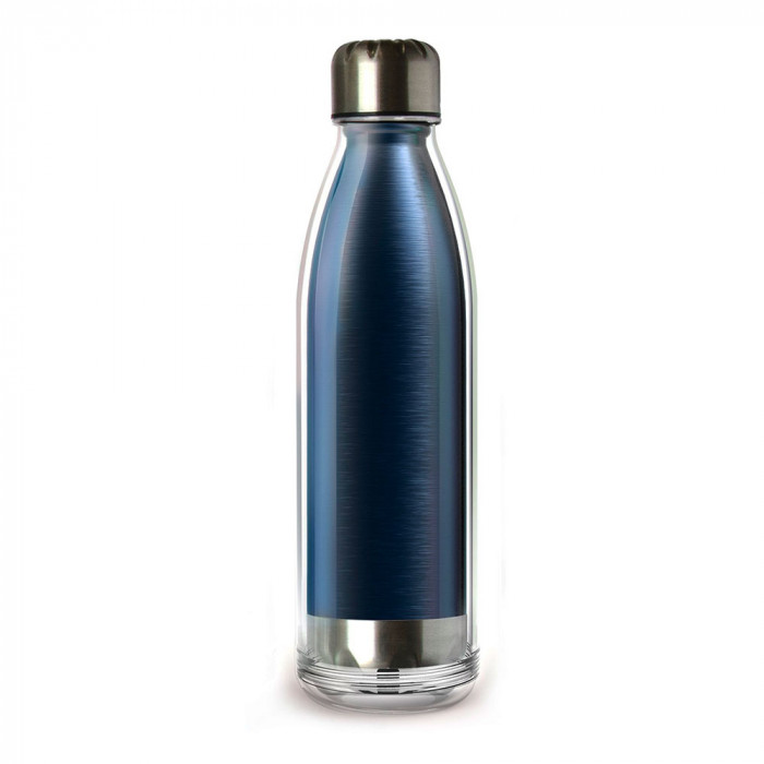 Asobu Thermo Flask Bottle Viva La Vie Blue 525ml RRP £15.99 CLEARANCE XL £4.99